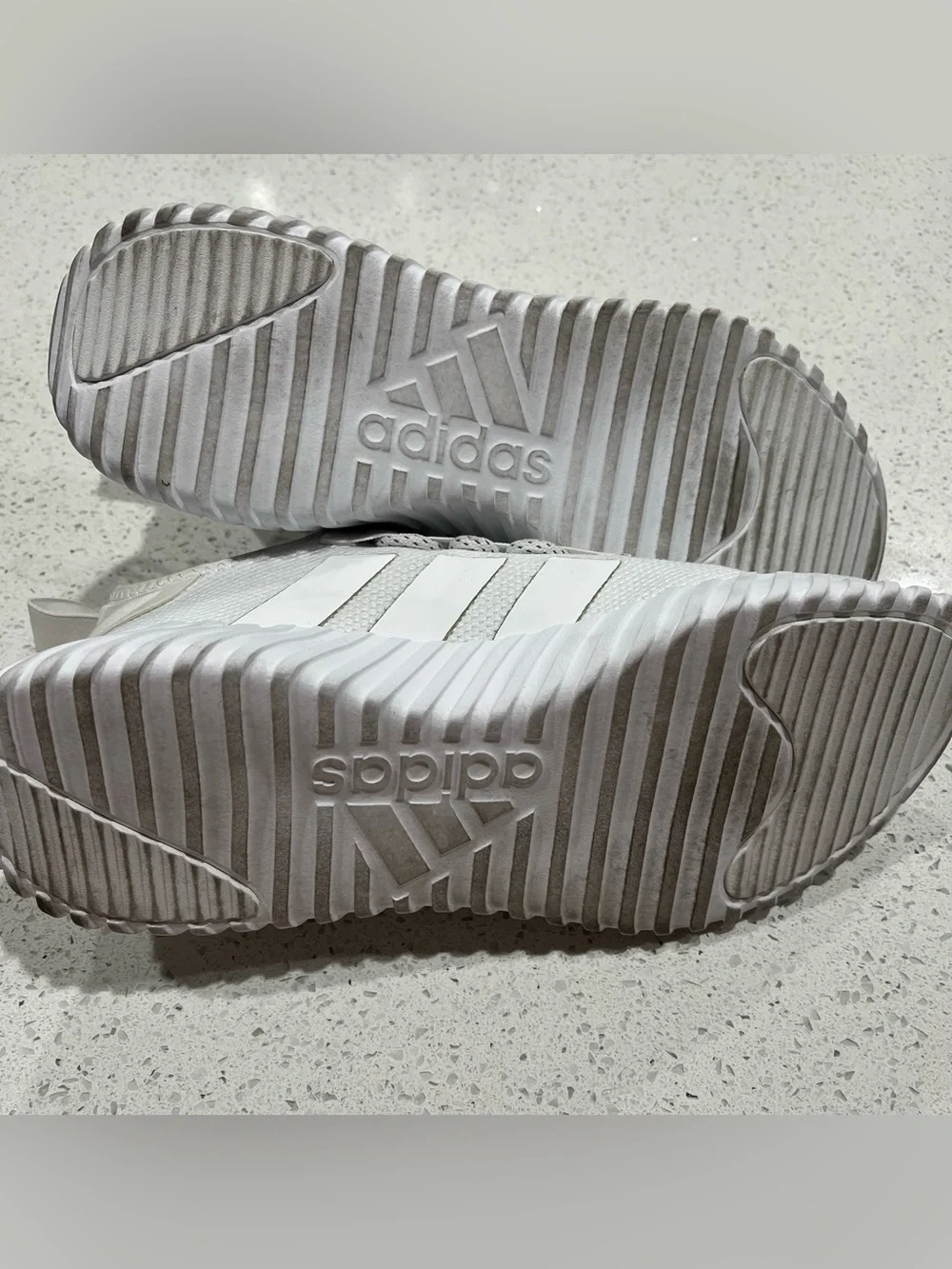 Adidas Kaptir 3 Men's Running Shoe WHT Athletic Sneaker Trainer #317 Size 9.5M